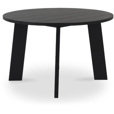 Alternative view of Delta Round Outdoor Dining Table Black