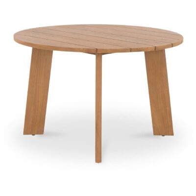 Alternative view of Delta Round Outdoor Dining Table Natural