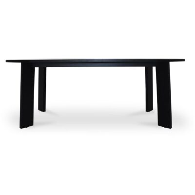 Delta Oval Outdoor Dining Table Black