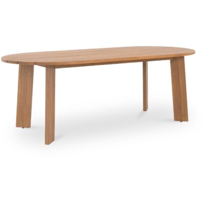 Alternative view of Delta Oval Outdoor Dining Table Natural