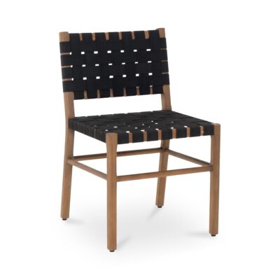 Alternative view of Mira Outdoor Dining Chair Black