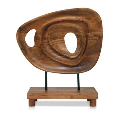 Saddler Sculpture Natural Acacia