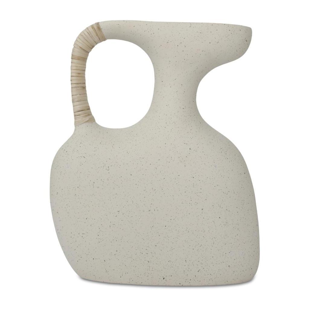 Vila 13In Sculptural Vessel Cream White