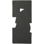 Teo Wall Sculpture Charcoal - Image 4