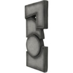 Teo Wall Sculpture Charcoal - Image 5