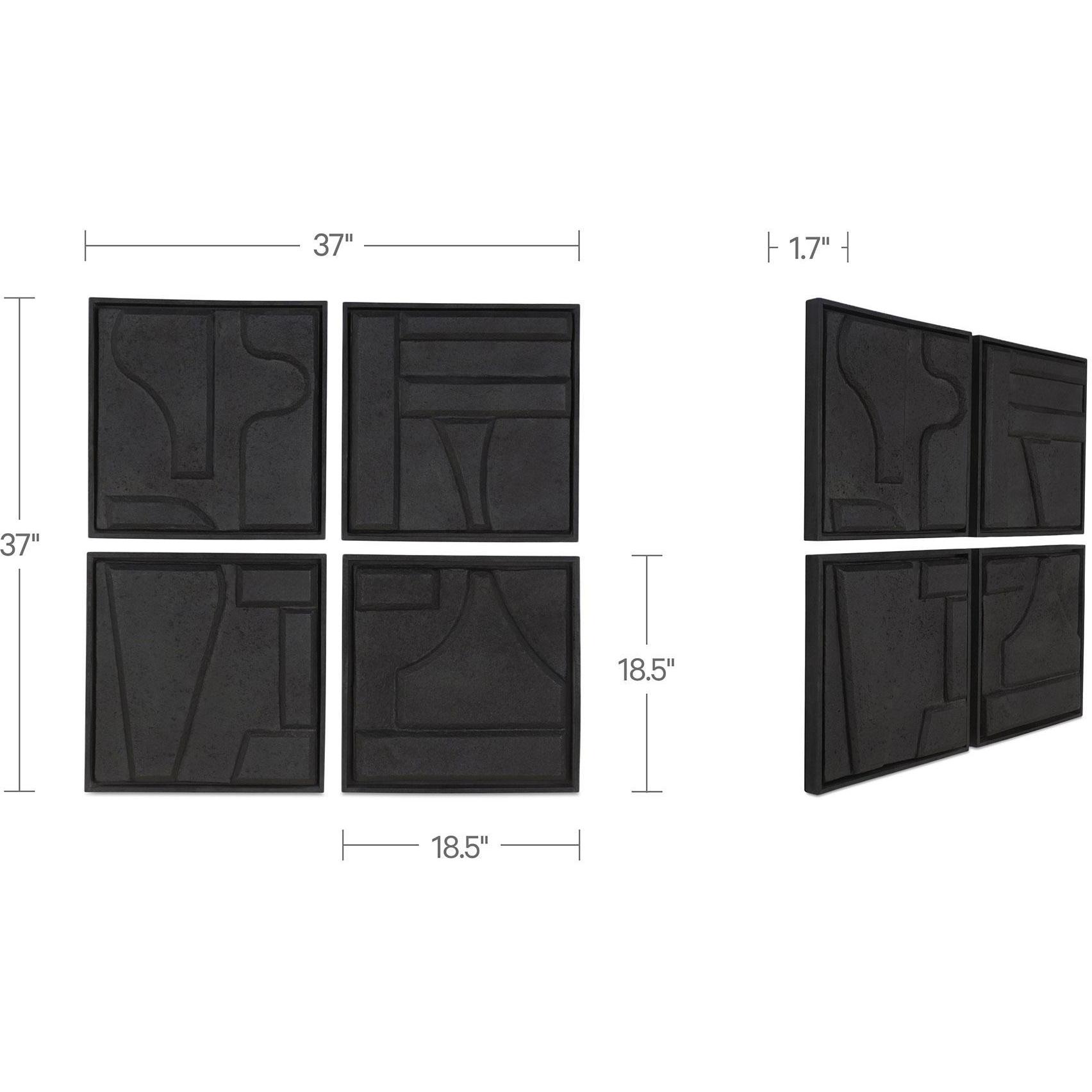 Alva Wall Sculpture-Set Of 4 - Image 3
