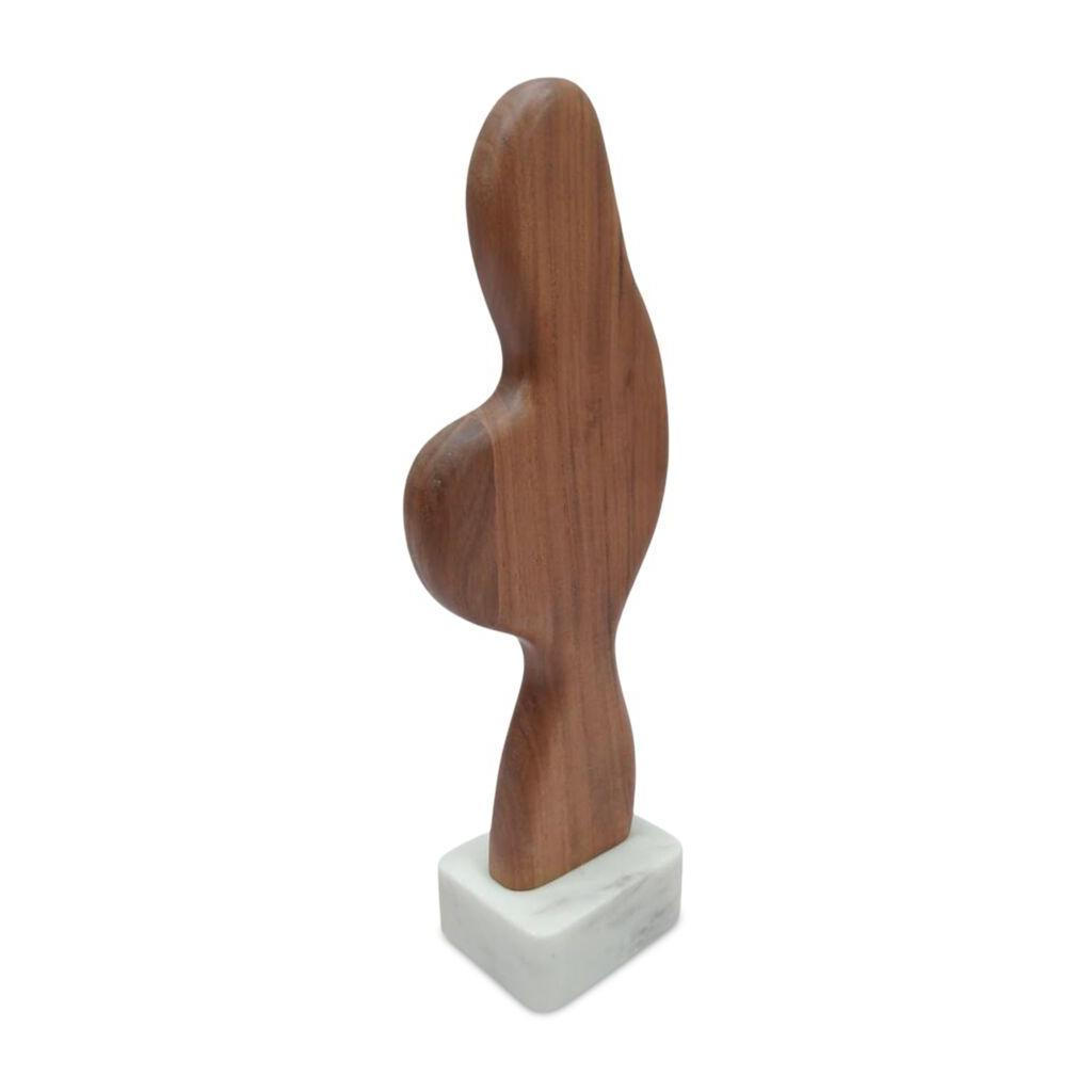 Eon Wood And Marble Sculpture 1 2 Eon Wood And Marble Sculpture 1 - Image 2