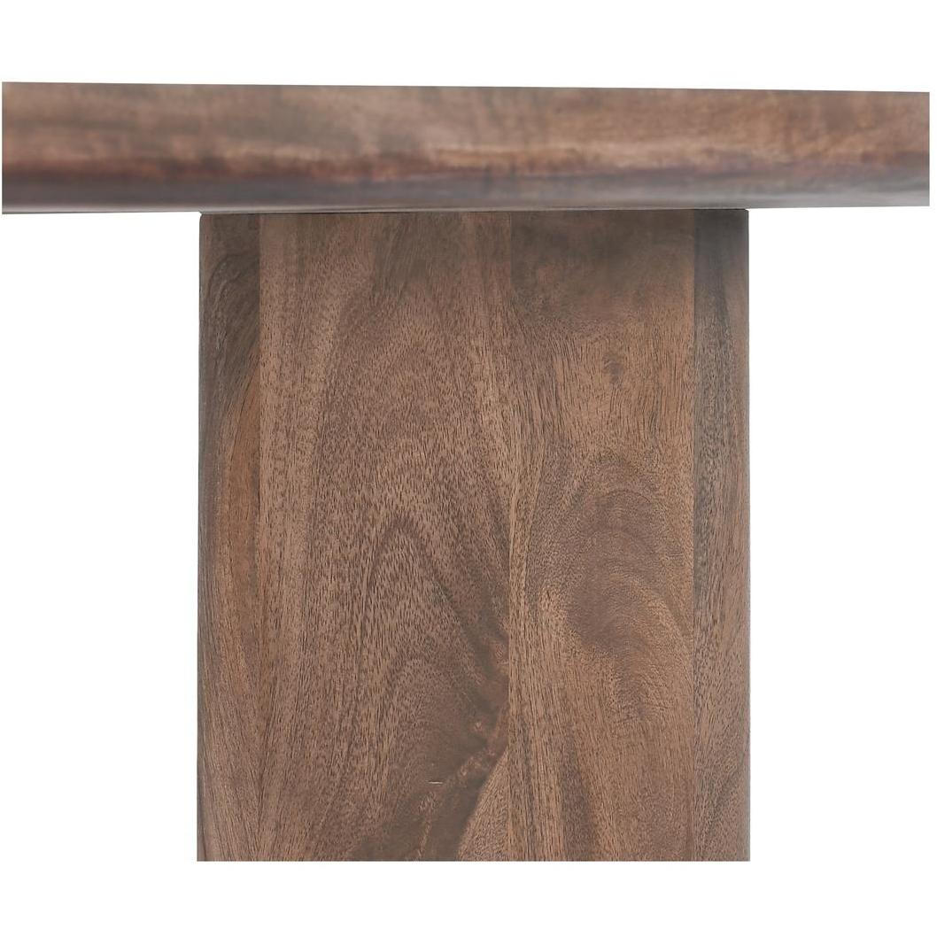 Lia Round Dining Table Dark Brown 5 Lia Round Dining Table Dark Brown - Image 5