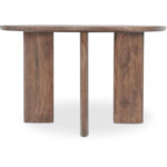 Lia Round Dining Table Dark Brown 10 Lia Round Dining Table Dark Brown - Image 3