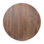 Lia Round Dining Table Dark Brown 11 Lia Round Dining Table Dark Brown - Image 4