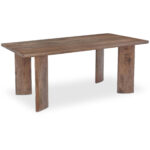Lia Dining Table Dark Brown - Image 3