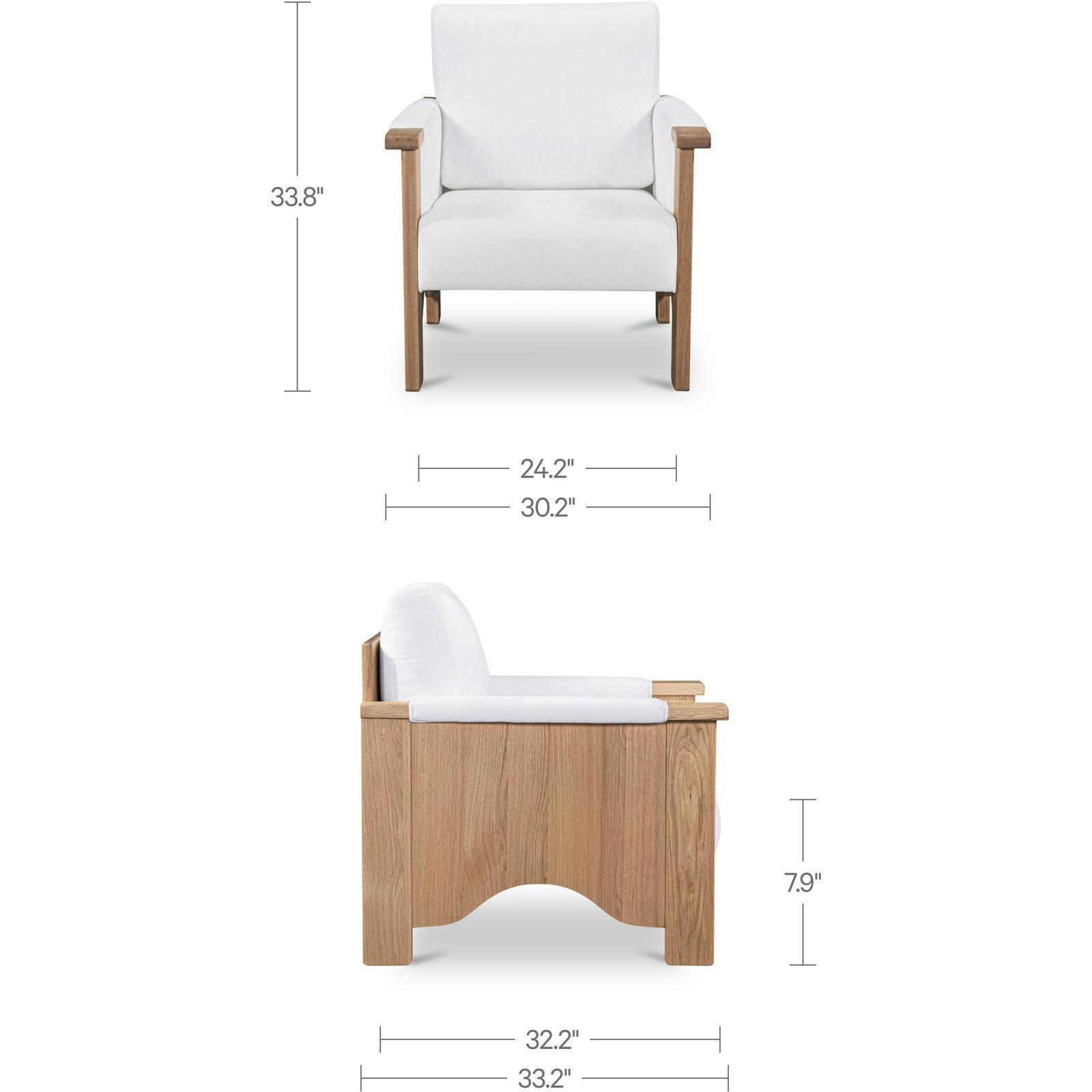 Bauer Accent Chair Cream - Image 3