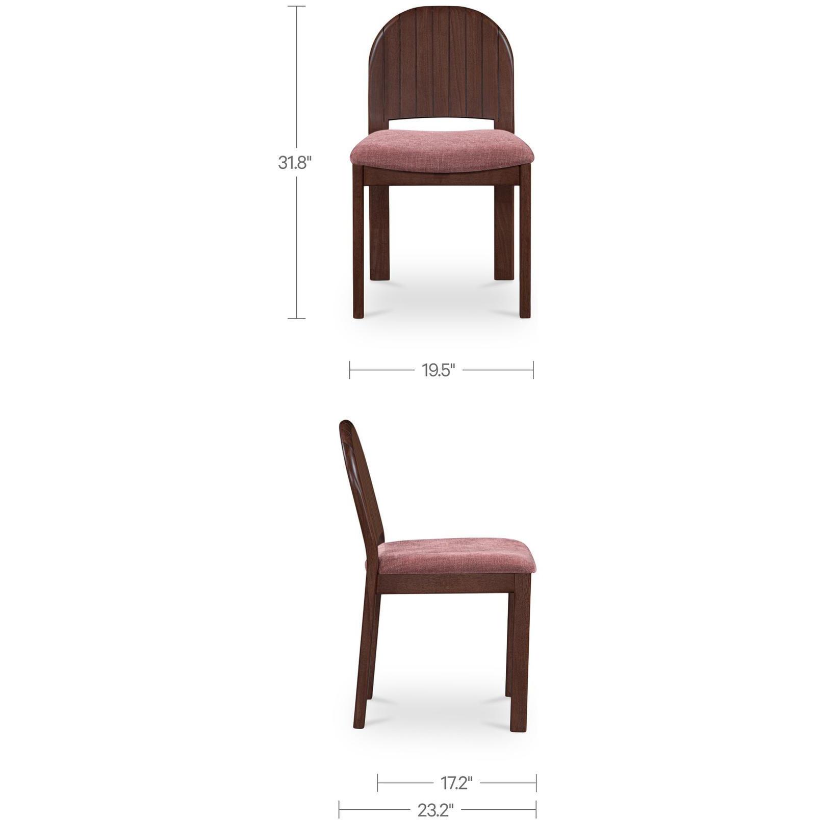 Emil Dining Chair Berry-Set of Two - Image 3