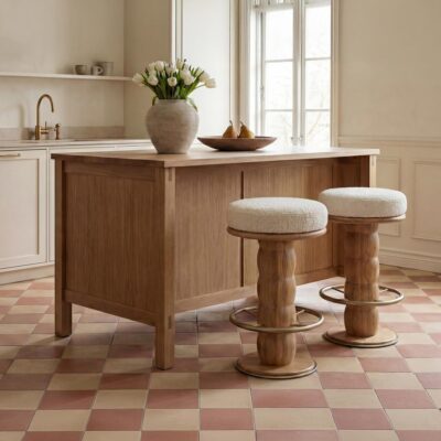 Alternative view of Nio Swivel Counter Stool White Mist
