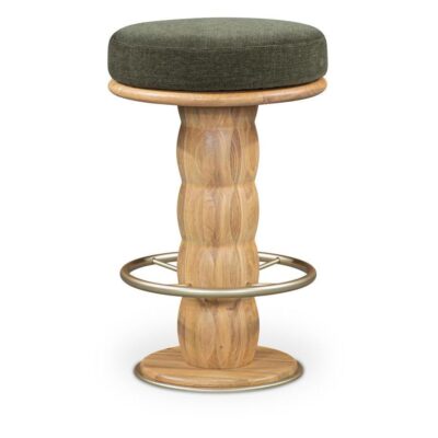 Nio Swivel Counter Stool Dark Green