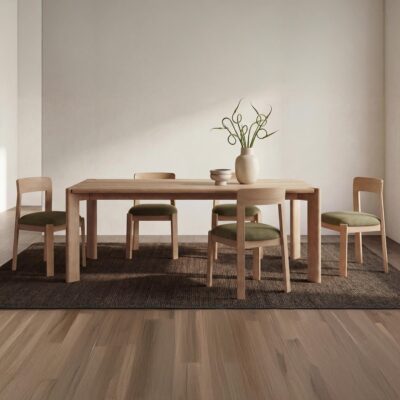 Alternative view of Oli Dining Chair Dark Green-Set of Two