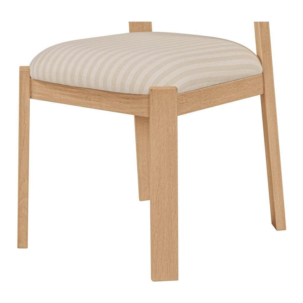 Oli Dining Chair Stripe-Set of Two 4 Oli Dining Chair Stripe-Set of Two - Image 4