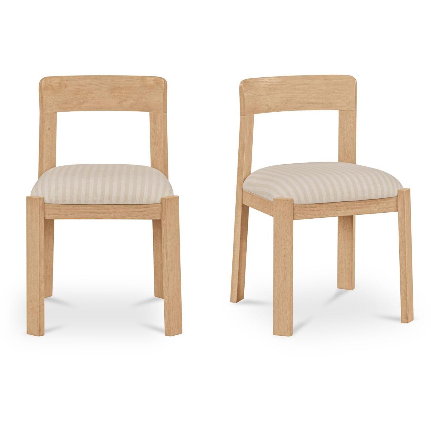Oli Dining Chair Stripe-Set of Two