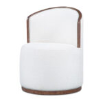 Rossi Swivel Dining Chair Cream 13 Rossi Swivel Dining Chair Cream - Image 5