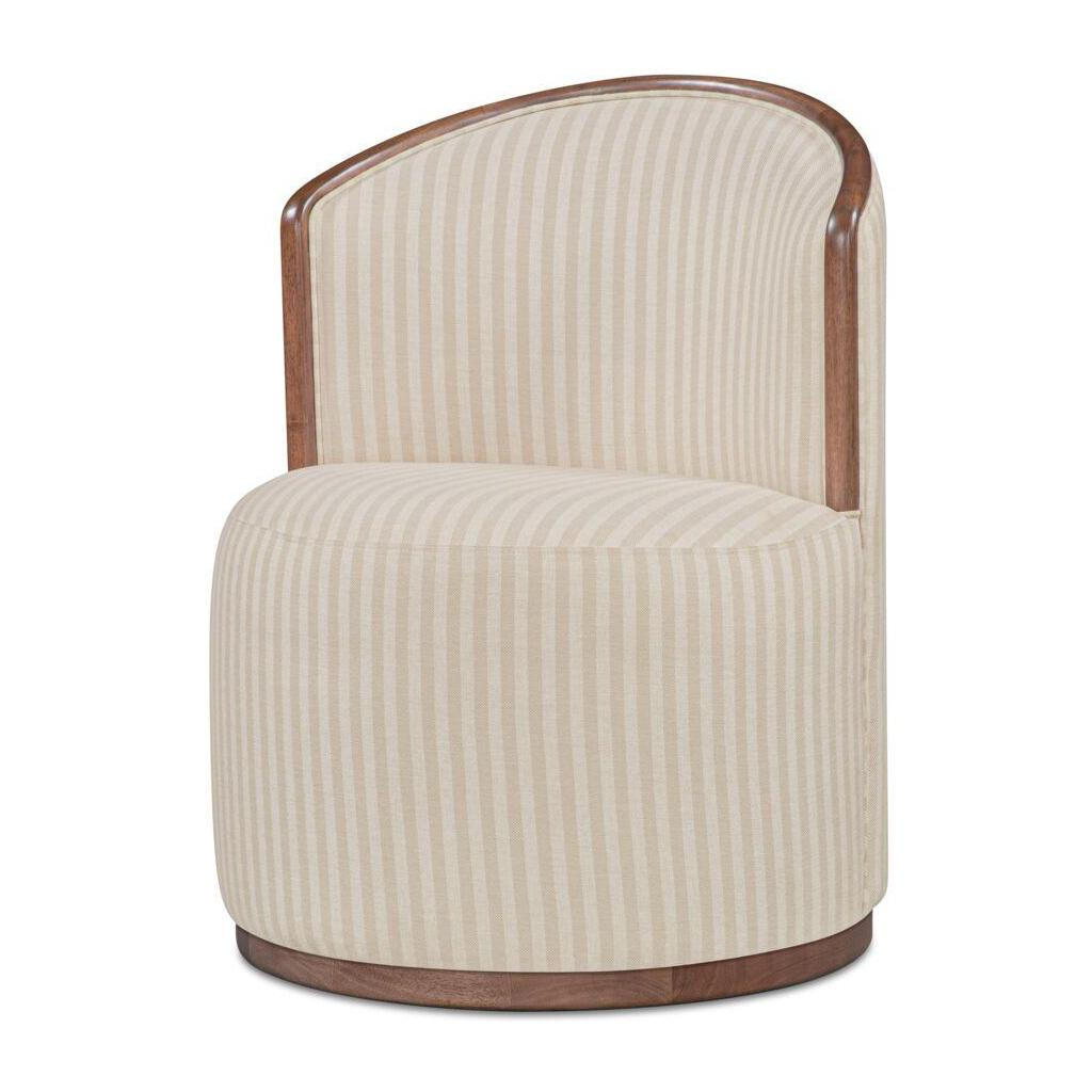 Rossi Swivel Dining Chair Stripe 5 Rossi Swivel Dining Chair Stripe - Image 5