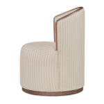 Rossi Swivel Dining Chair Stripe 11 Rossi Swivel Dining Chair Stripe - Image 3