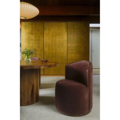 Alternative view of Rossi Swivel Dining Chair Berry