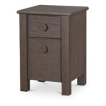 Loren Small Nightstand Dark Brown - Image 5