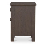 Loren Small Nightstand Dark Brown - Image 3