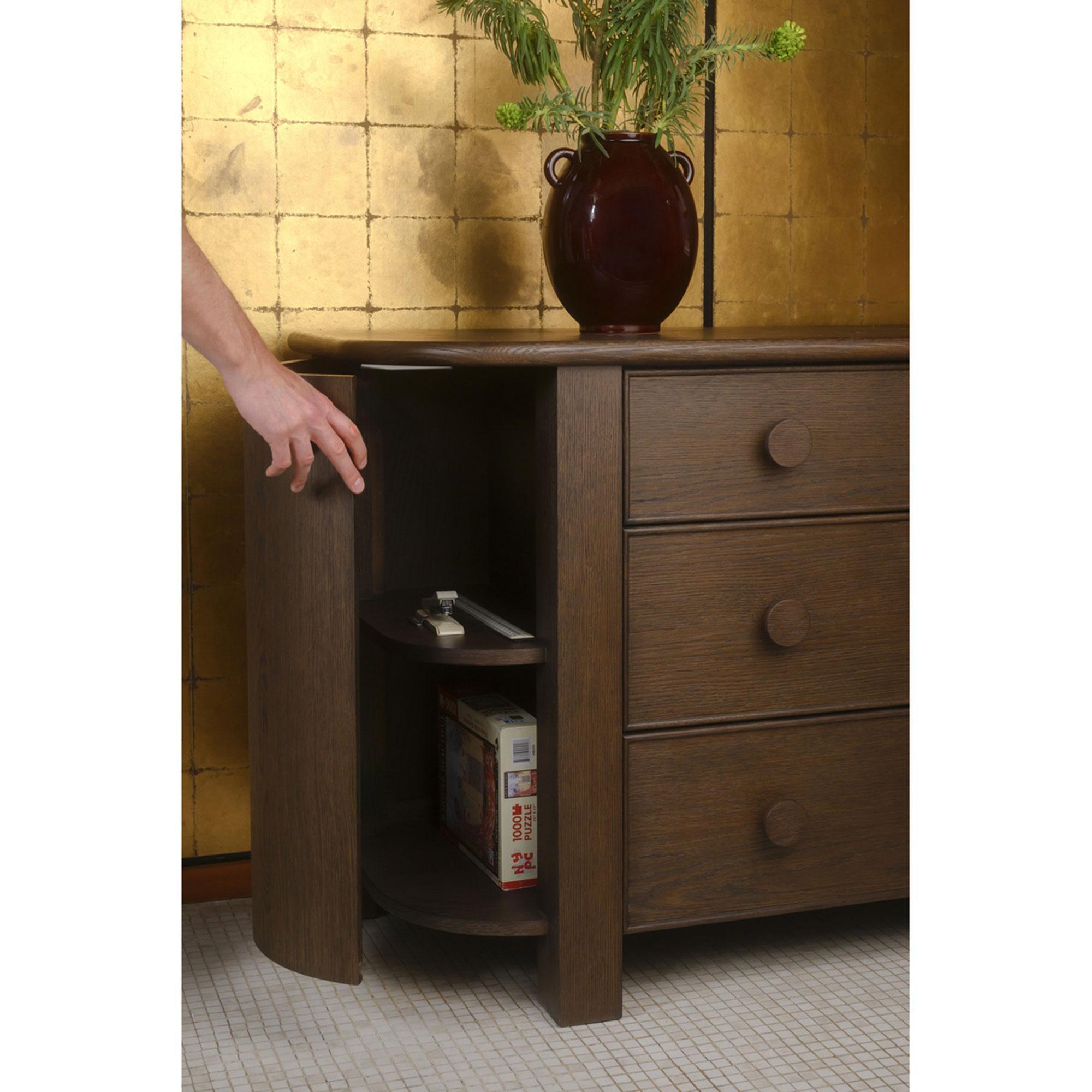 Loren 6 Drawer Dresser Dark Brown - Image 7