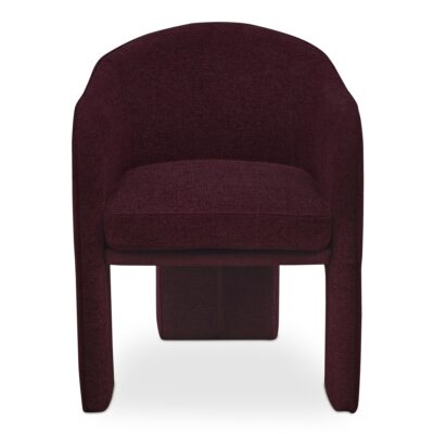 Clara Dining Chair Performance Fabric Plum