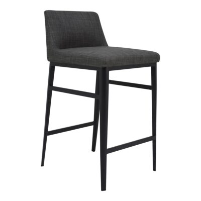 Alternative view of Baron Counter Stool Charcoal