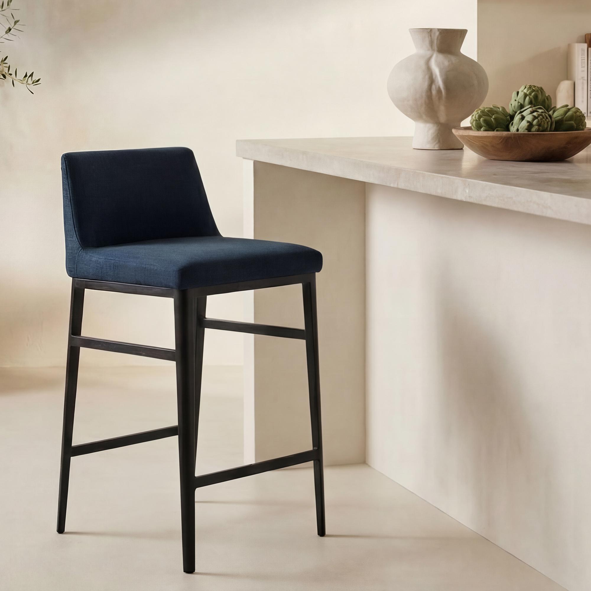 Baron Counter Stool Blue 6 Baron Counter Stool Blue - Image 6