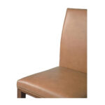 Frankie Dining Chair Tan Leather-Set Of Two - Image 4