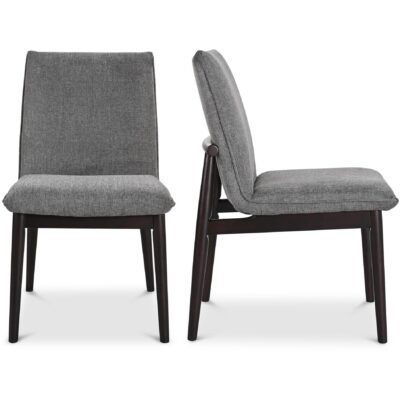 Charlie Dining Chair Dark Grey – Set of Two