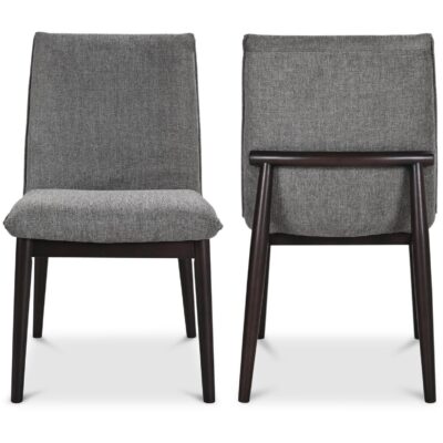 Alternative view of Charlie Dining Chair Dark Grey – Set of Two