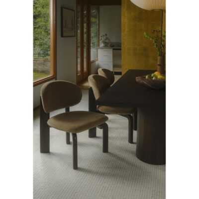 Alternative view of Sami Dining Chair Brown Set Of Two