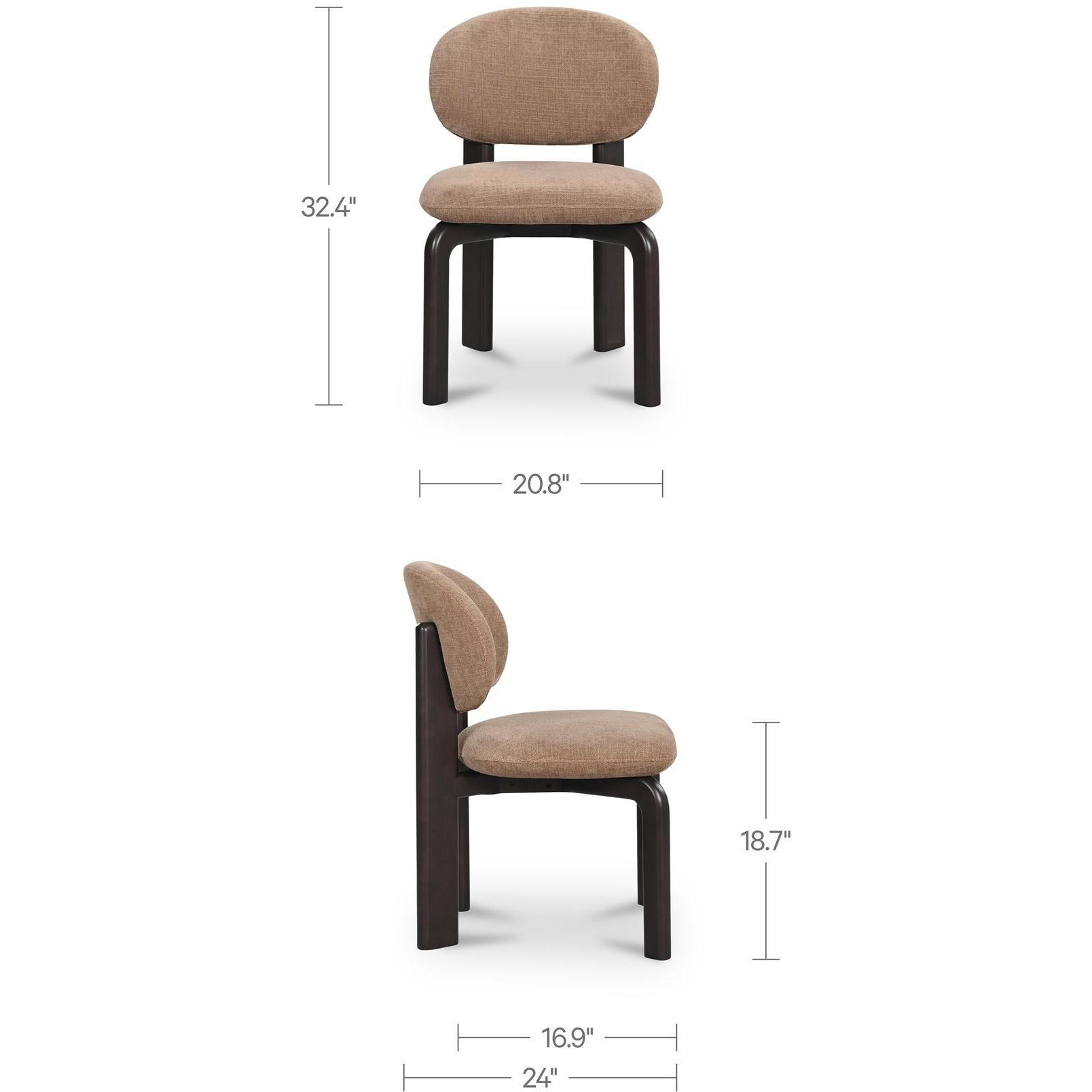 Sami Dining Chair Brown Set Of Two - Image 7