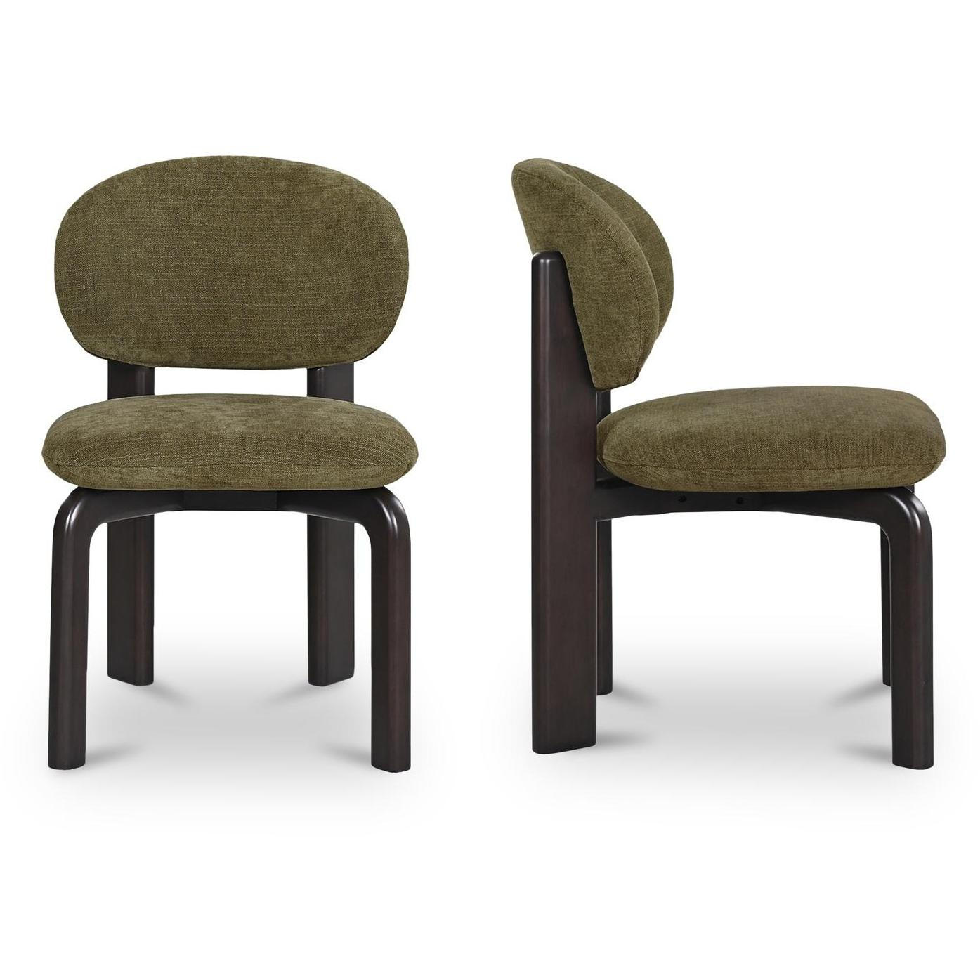 Sami Dining Chair Olive Set of Two 4 Sami Dining Chair Olive Set of Two - Image 4