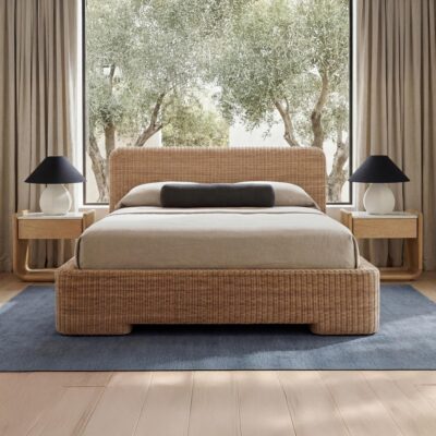 Alternative view of Claudia Bed Queen Natural ET-1003-24-0