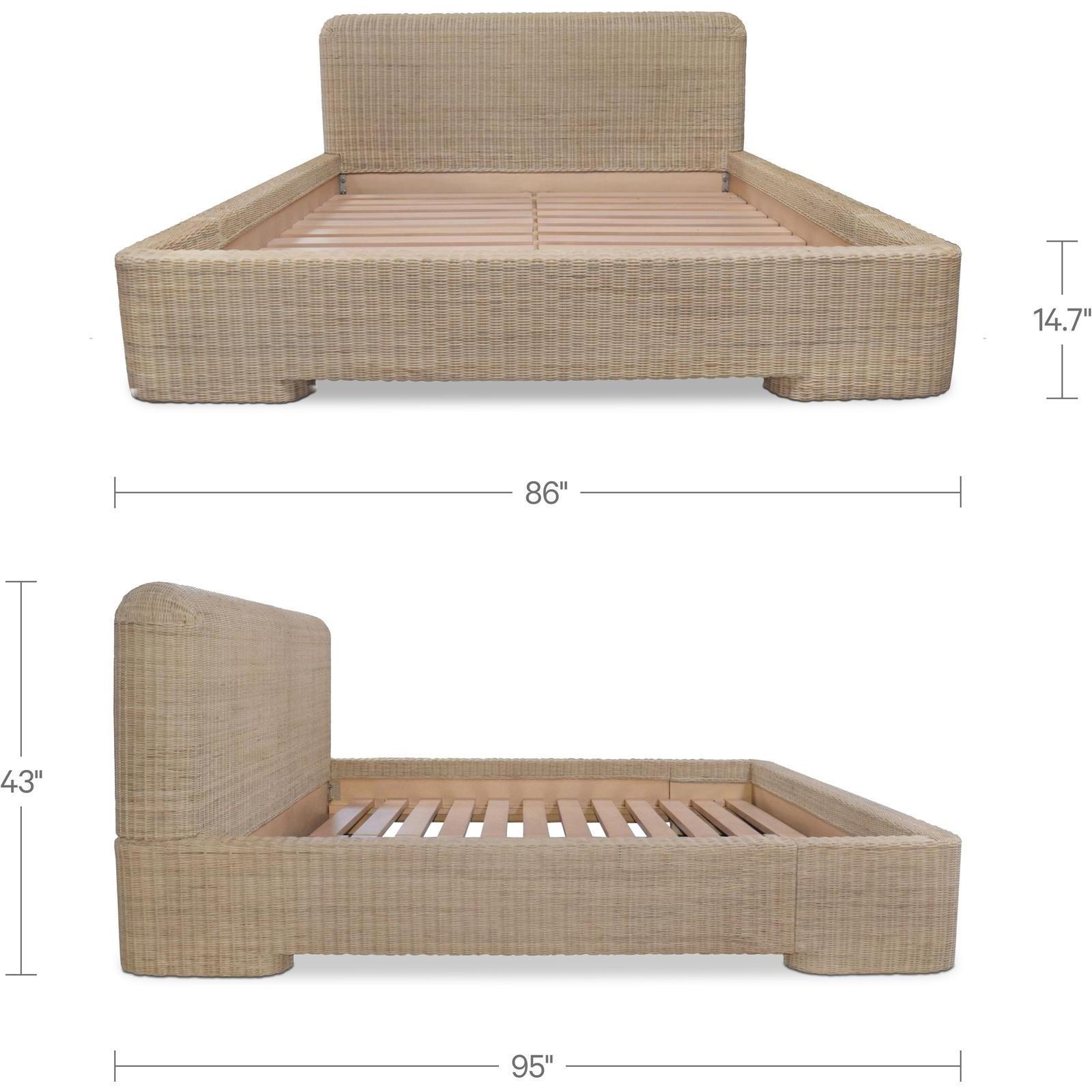 Claudia Bed King Natural - Image 6
