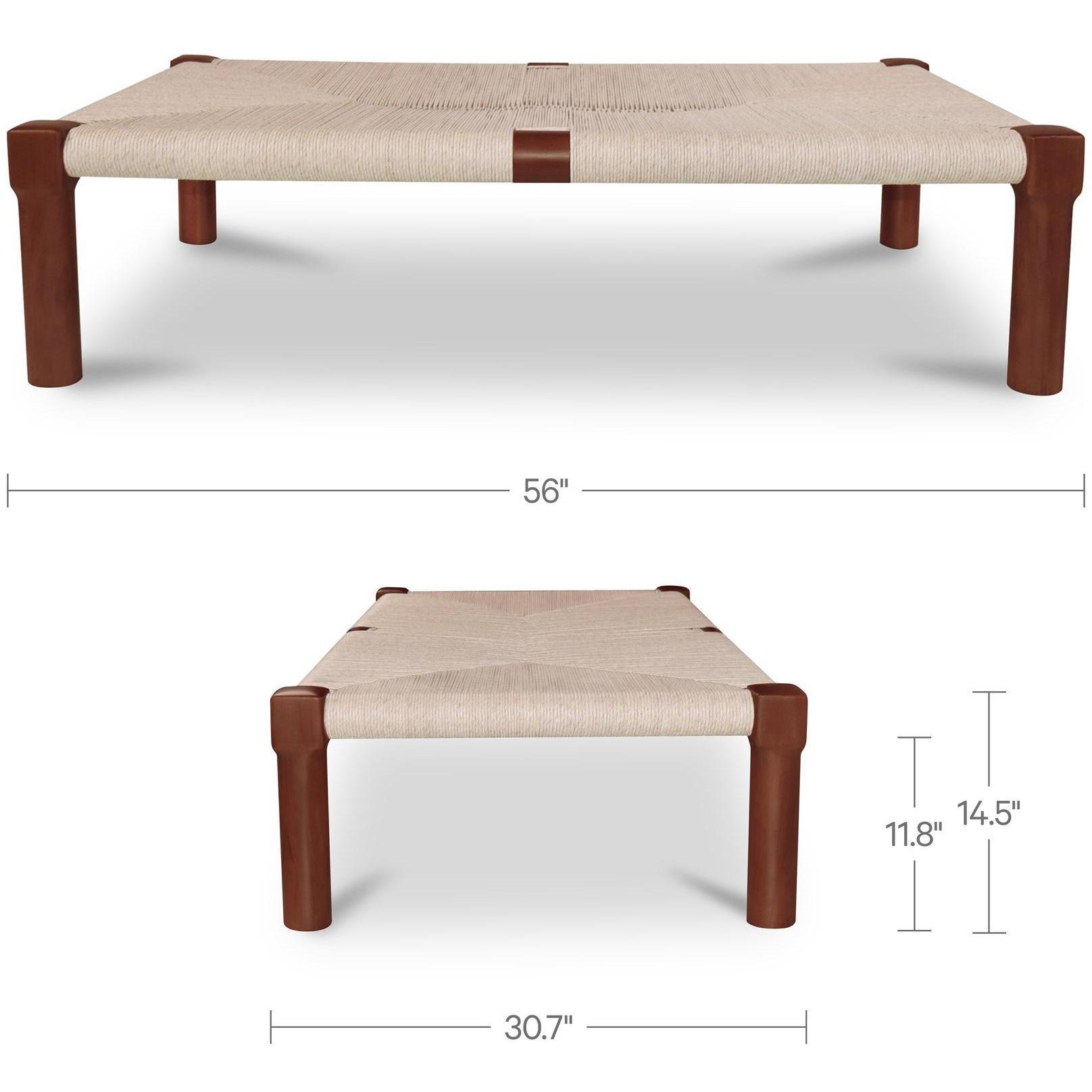 Kaia Outdoor Coffee Table Dark Brown - Image 3