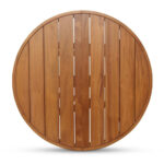 Perry Outdoor Bistro Table Natural - Image 5