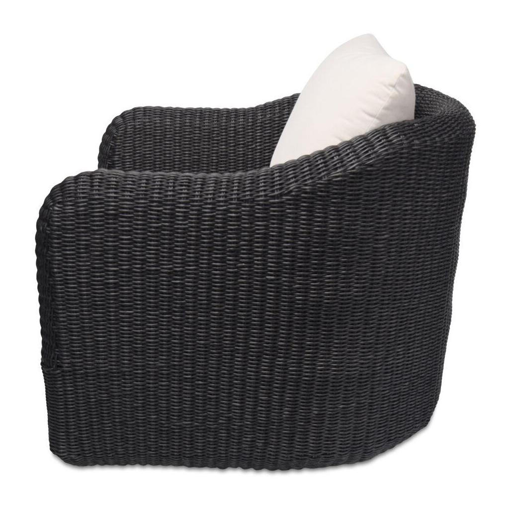 Bodhi Outdoor Swivel Accent Chair Charcoal 3 Bodhi Outdoor Swivel Accent Chair Charcoal - Image 3