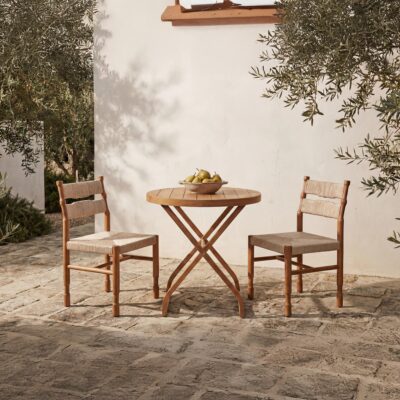 Alternative view of Raf Outdoor Dining Chair Natural - Set Of Two