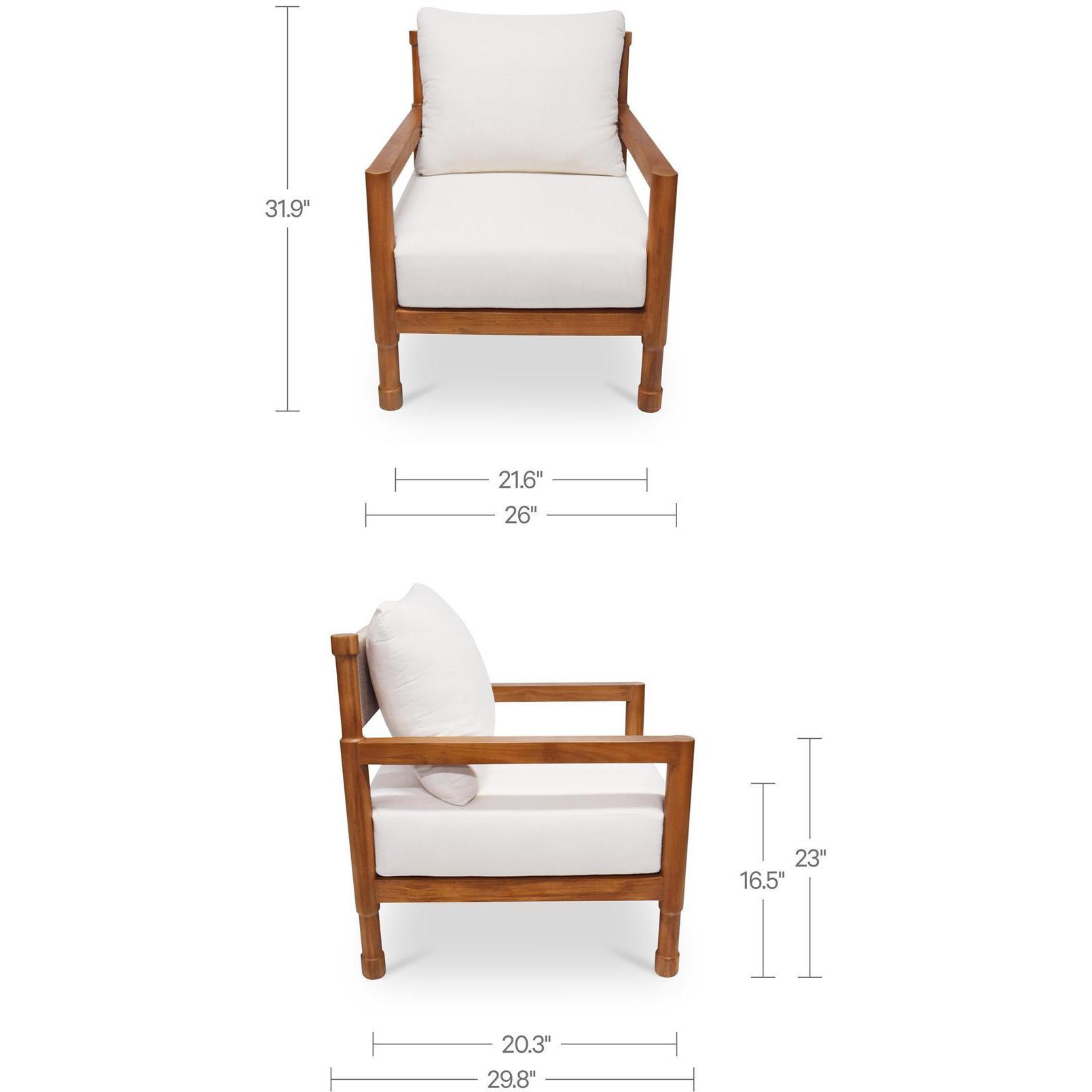 Raf Outdoor Accent Chair Natural - Image 3