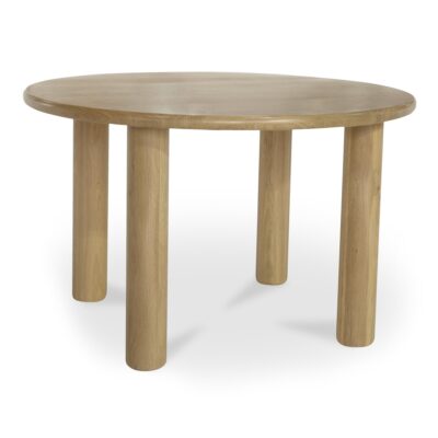 Alternative view of Milo Round Dining Table Oak