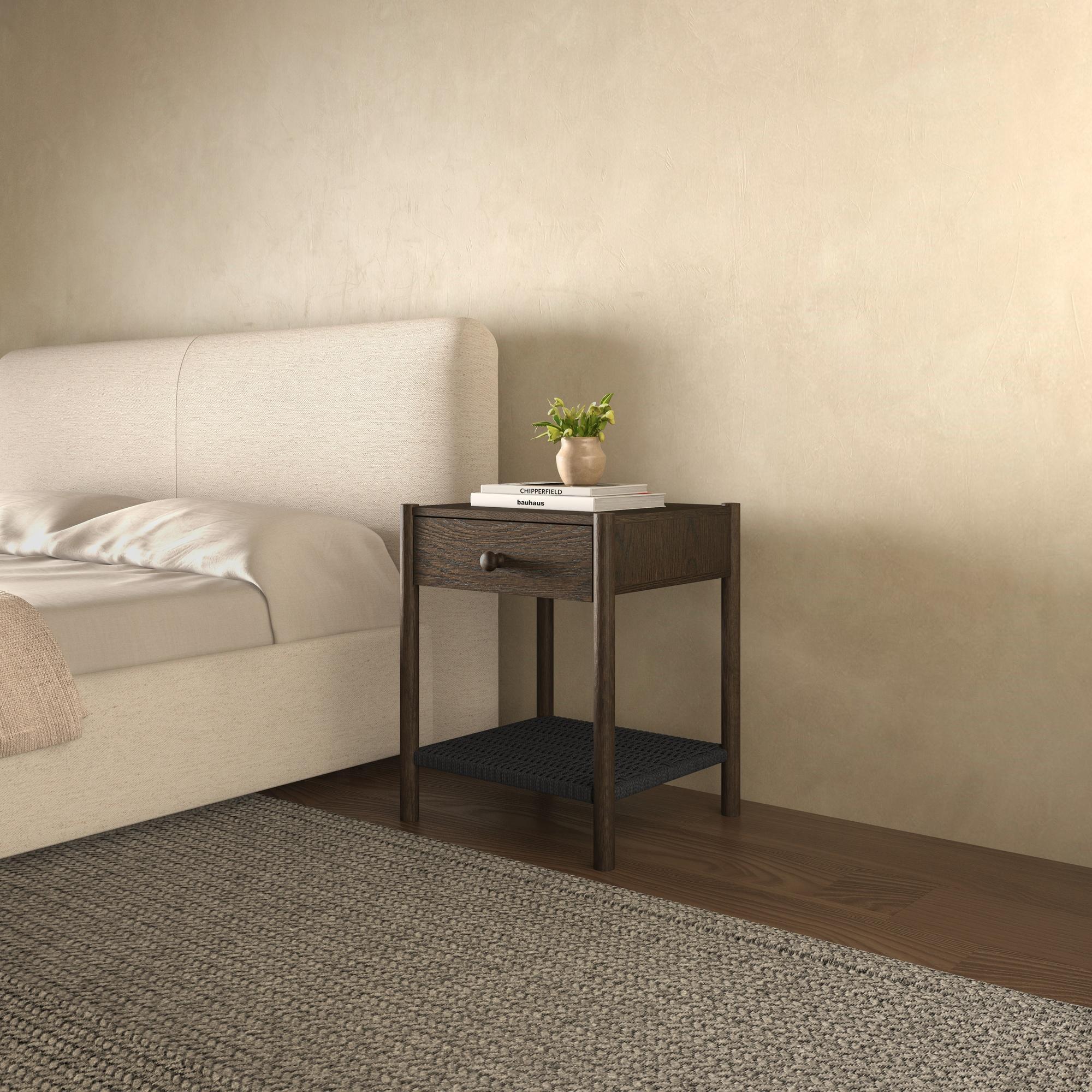 Millie Nightstand Dark Brown 8 Millie Nightstand Dark Brown - Image 8