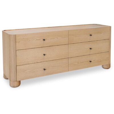 Alternative view of Gibson 6 Drawer Dresser Natural