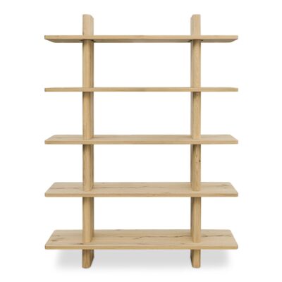 Casey Large Bookcase Rustic Oak