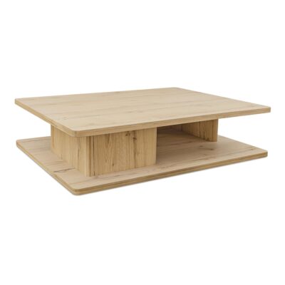 Alternative view of Casey Large Coffee Table Rustic Oak